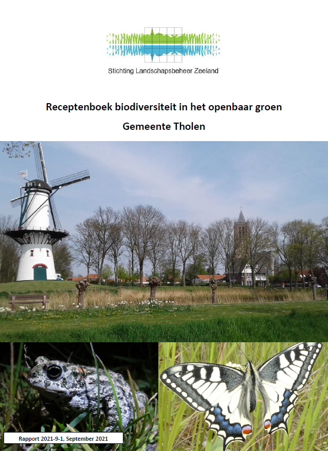receptenboek biodiversiteit openbaar groen Gemeente Tholen 2021