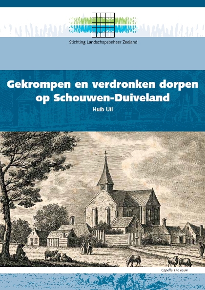 Brochure van Gekrompen en verdronken dorpen op Schouwen-Duiveland